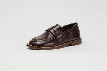 Tannery Chocolate Penny Loafers