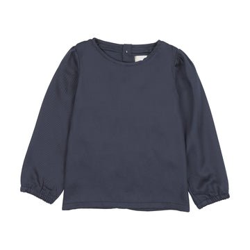 Secolo Classic Layering Blouse - Navy