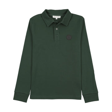 3 Buttons NY Green Classic Polo