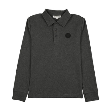 3 Buttons NY Gray Classic Polo