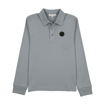 3 Buttons NY Slate Blue Classic Polo