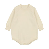 Coco Blanc Cream Chunky Knit Onesie