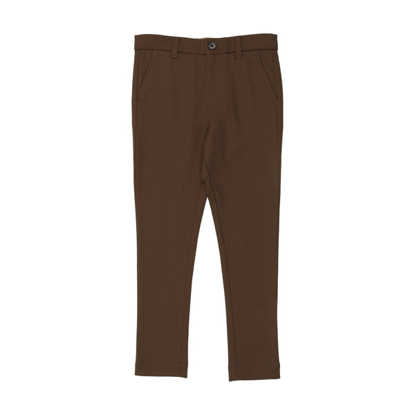 Coco Blanc Mocha Wool Pants