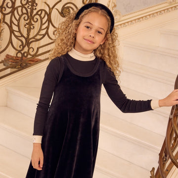 Little Parni Black LP Turtleneck (K544)