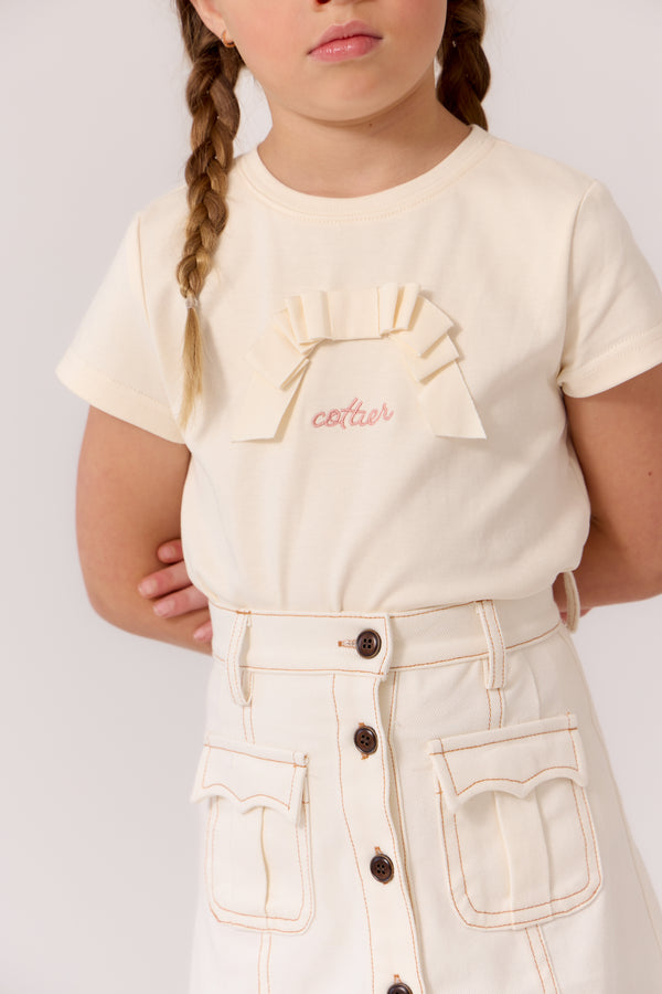 Cottier White Beau Tee
