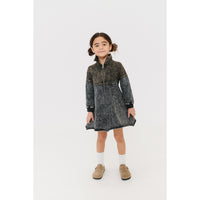 Crew Kids Black Denim Zip Dress