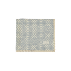 Bebe Organic Crochet Blanket Crochet Sky Blue