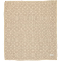 Bebe Organic Crochet Taupe Crochet Blanket