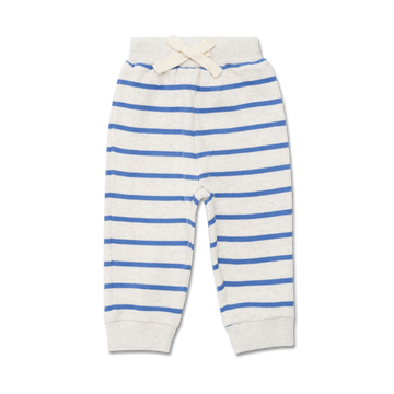 Wander + Wonder Blue Stripe Baby Sweatpants