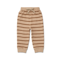 Wander + Wonder Clay Stripe Baby Sweatpants