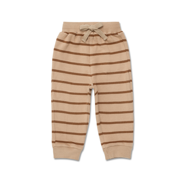 Wander + Wonder Clay Stripe Baby Sweatpants