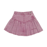 Kin And Kin Denim Yoke Skirt - Mauve Denim