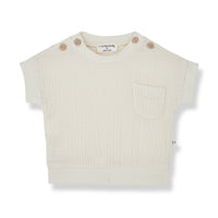 1+ In The Family Ivory Daniele S.Sleeve T-Shirt