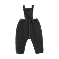 Analogie By Lil Legs Denim Bib Overalls Black Denim