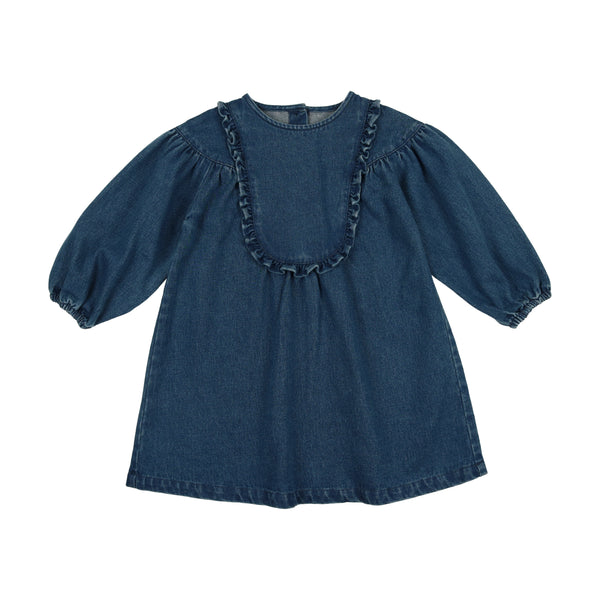 Analogie By Lil Legs Denim Dress Blue