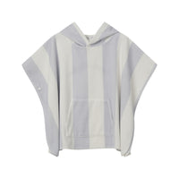 Coco Blanc Striped Terry Poncho SS26