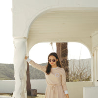 Urban Edge Tan Logo Skirt