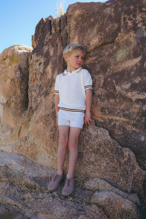 Coco Blanc Cream Shorts