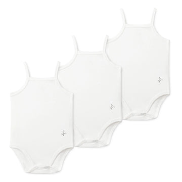 Lilette By Lil Legs BOYS SOLID UNDERSHIRTS White