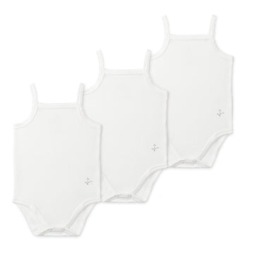 Lilette By Lil Legs GIRLS SOLID UNDERSHIRTS White