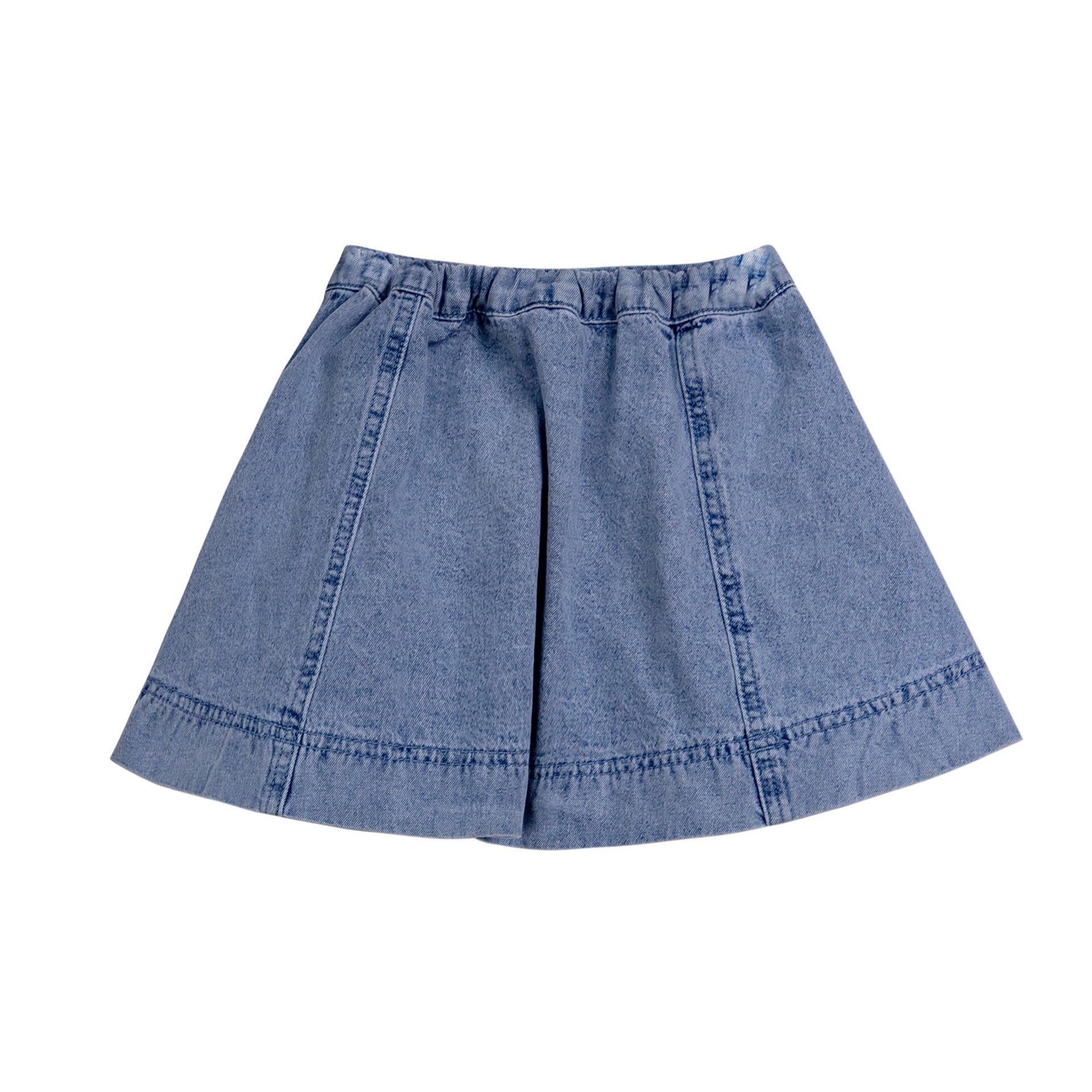 wonnyribbon blue denim skirt デニムスカート Nounelle Denim Skirt | Buttons Bebe