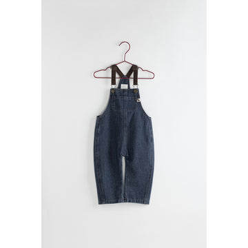 Please Mom Denim Barrel Overalls- size up
