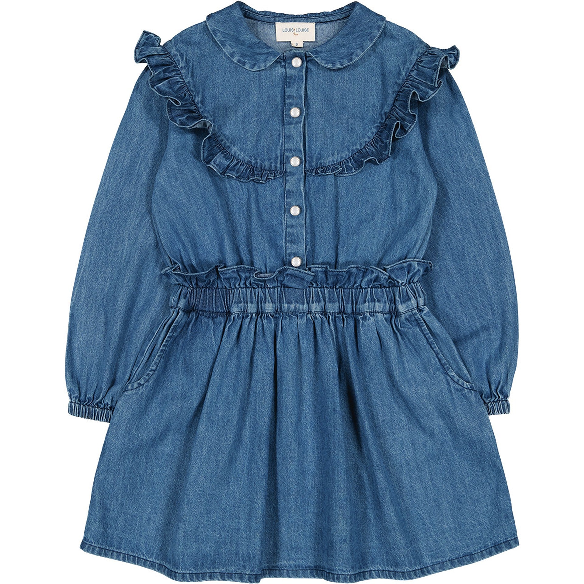 Louis Louise BLUE DRESS COURTNETTE CHAMBRAY