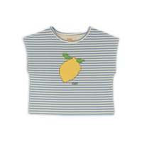 Wander + Wonder Mist Stripe Square Crop Top