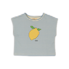 Wander + Wonder Mist Stripe Square Crop Top