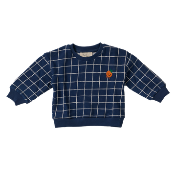 Wander & Wonder Ink Check Baby Check Sweatshirt