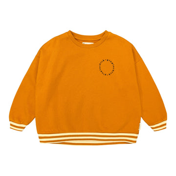 Piupiuchick Camel Sweatshirt with Piupiuchick Print- Kid