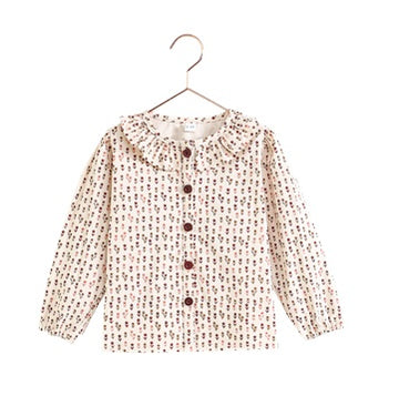 Retro Kid Emerson Printed Collared Shirt - Floral