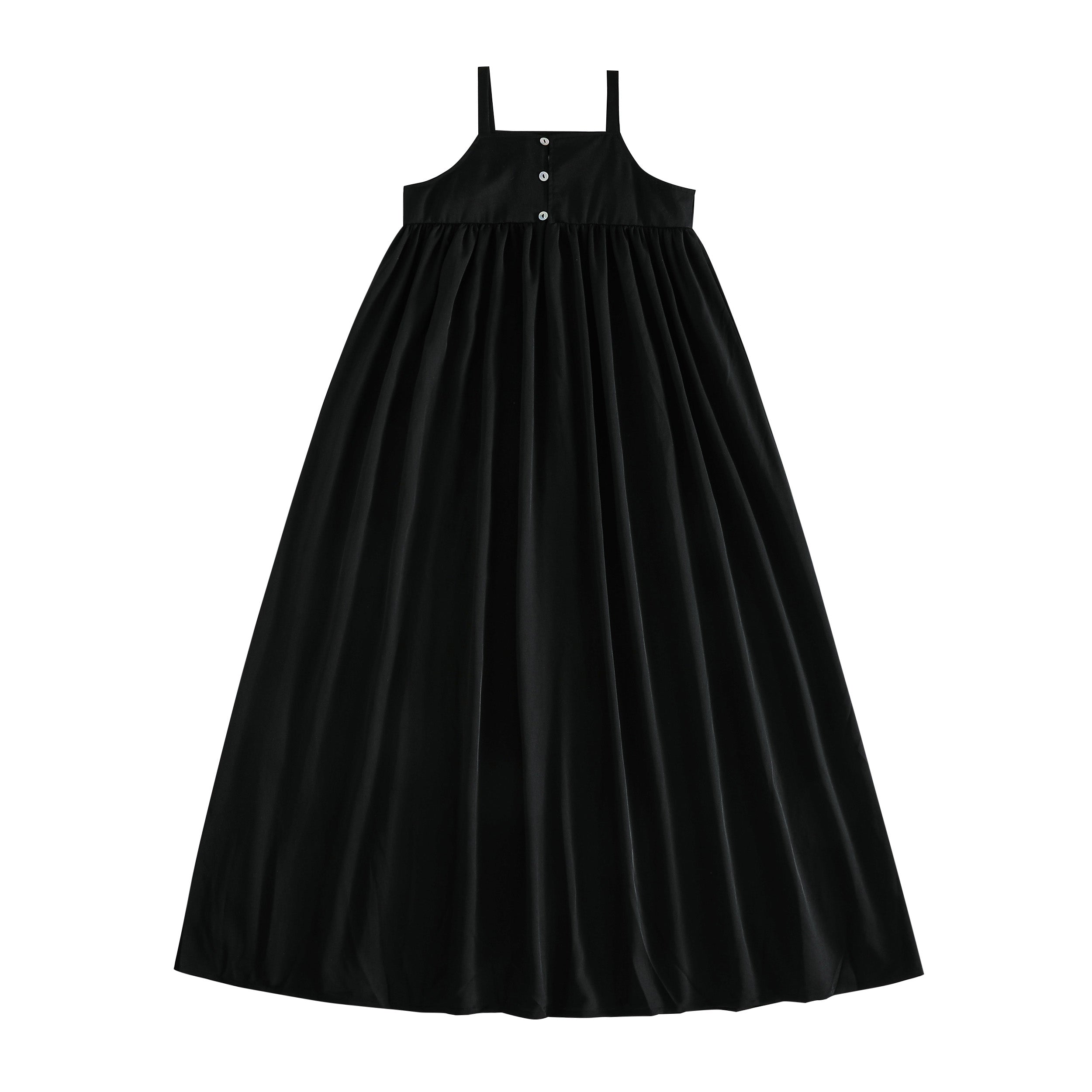 RetroKid Black Emery Maxi Jumper Dress