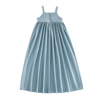 RetroKid Light Blue Emery Maxi Jumper Dress