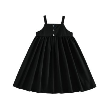RetroKid Black Emery Short Jumper Dress