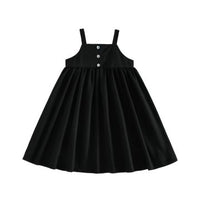 RetroKid Black Emery Short Jumper Dress
