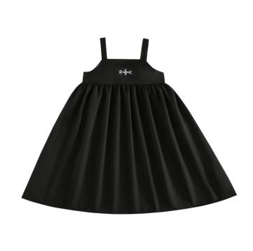 RetroKid Black Emery Short Jumper Dress