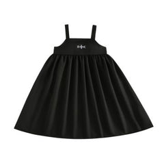 RetroKid Black Emery Short Jumper Dress