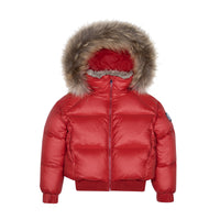 Ellabee Lena Jacket Red Natural Racoon Fur10215282