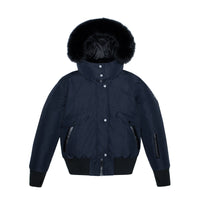 Ellabee Adelle Canvas Bomber Blue-Fox (F243010/3011B)