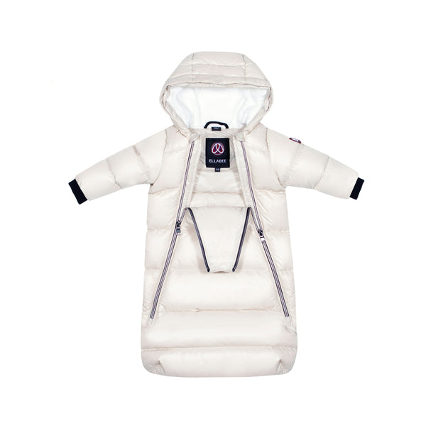 Ellabee Down Fur Snowsuit Off-White