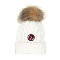 Ellabee Ribbed Beanie White