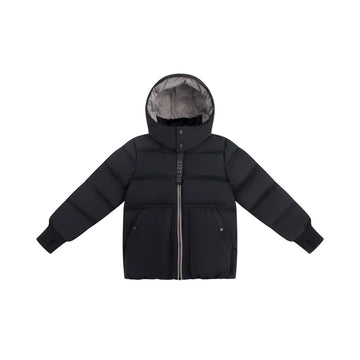 Ellabee Andres Down Jacket - Black/Blue Zipper & Lining 6001