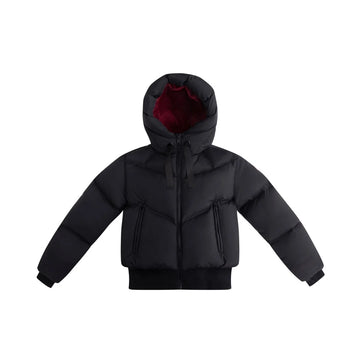 Ellabee Emma Down Bomber - Black/Raspberry Lining 6009