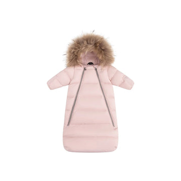 Ellabee Down Fur Snowsuit - Pink 6016