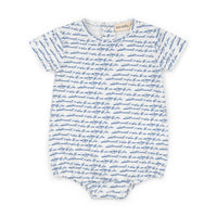 Kai & Kelly White Scribble Romper