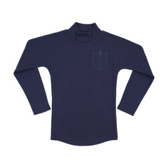 Farren And Me Washed Blue Dolman Turtleneck (Faw25-06)