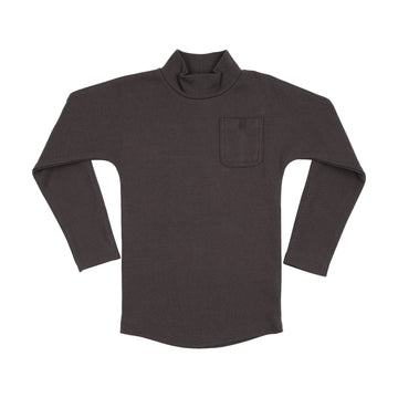 Farren And Me Washed Black Dolman Turtleneck (Faw25-06)