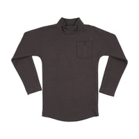 Farren And Me Washed Black Dolman Turtleneck (Faw25-06)