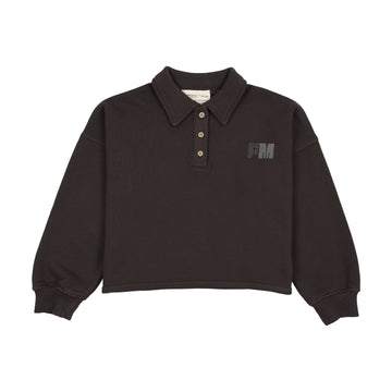 Farren And Me Washed Black Swing Polo (Faw25-07)